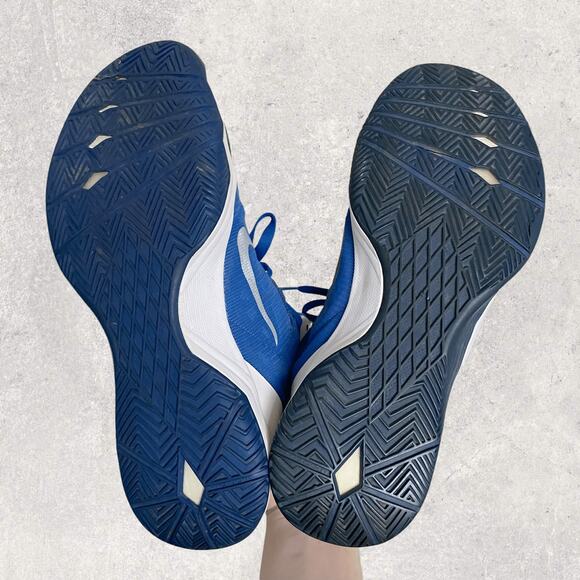 Nike Zoom Hyper Quickness Basketball Shoes Blue White Womens 12 - Picture 4 of 6